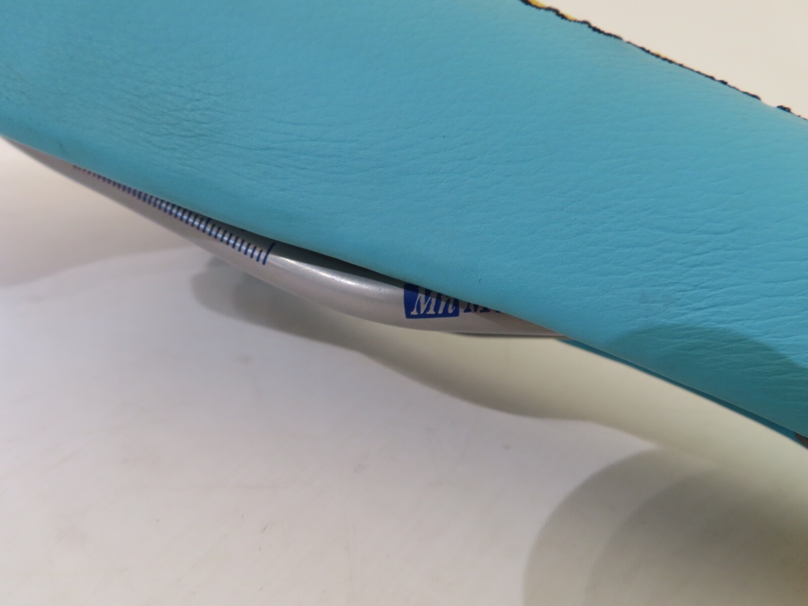 Selle Italia 1999 Eddy Merckx Turbo-matic 3 baby blue leather Mn-rail saddle