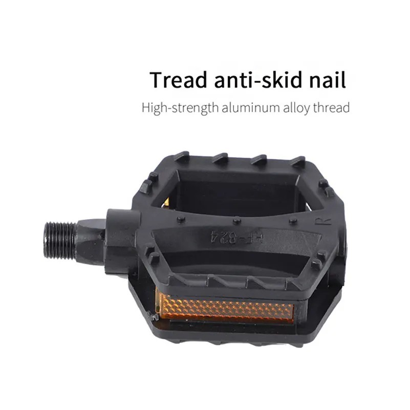 Kids Bike Pedals 9/16 1/2 Anti Slip Ultralight Bicycle Pedals with Reflectors