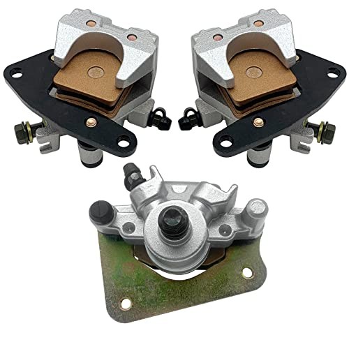 Front Left Right & Rear all Brake Calipers for Yamaha Kodiak 400 2000-2002