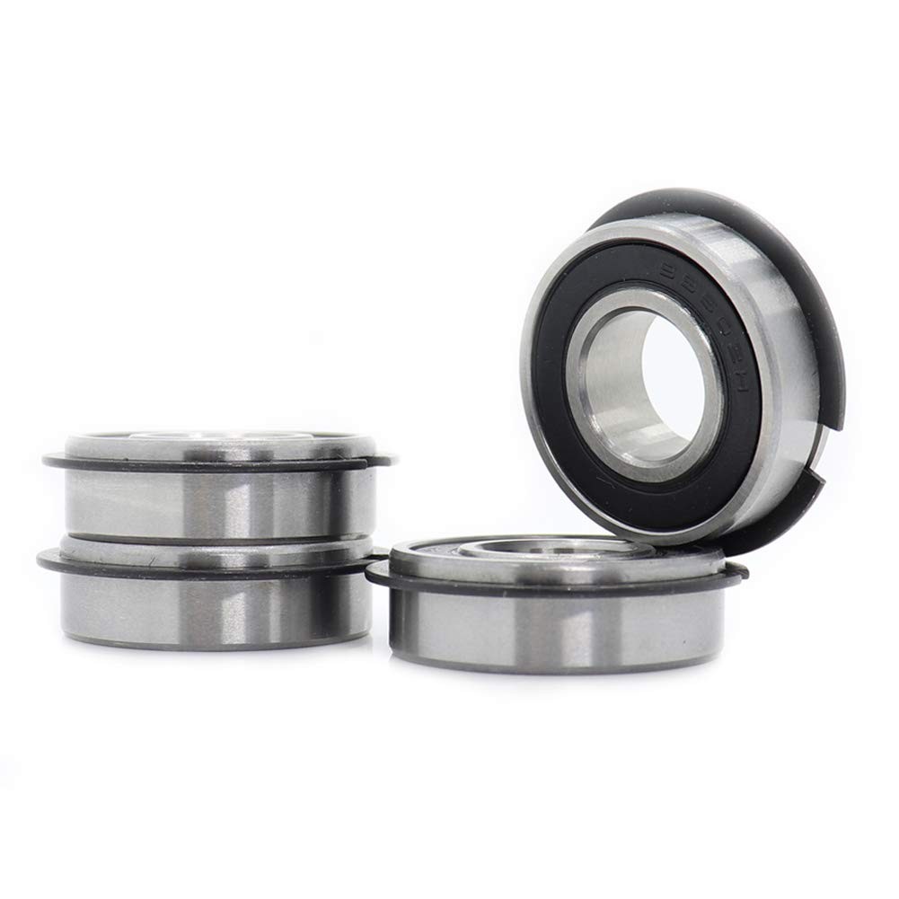 4 Pack 99502-HNR，Go Kart Snap Ring Wheel Bearings, 5/8″ ID x 1-3/8″ OD x…