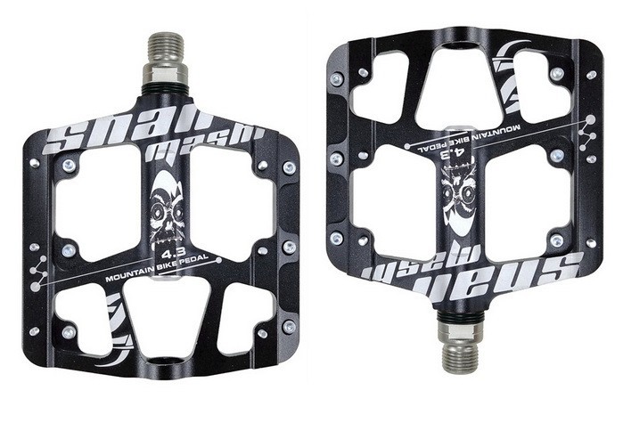 1 Pair Bicycle Pedals MTB Mountain Road Bike Cycling Flat Pedal Aluminum Alloy