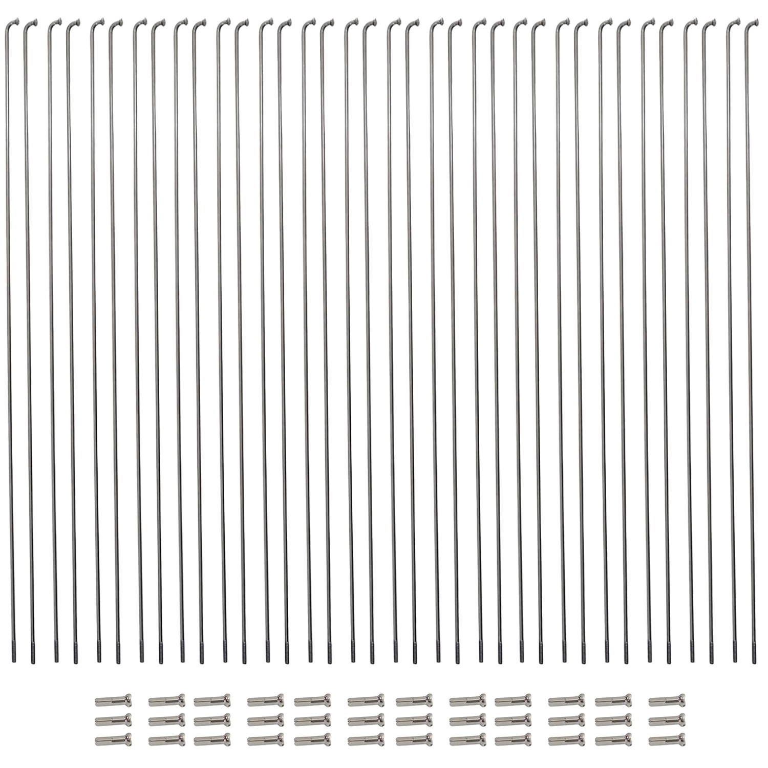 36Pcs 14G Stainless Steel Spokes 254mm – 294mm for MTB