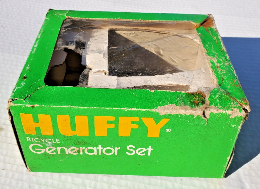 NOS Huffy Generator Head Tail Light Set Bicycle Screamer Murray Sears Spyder AMF