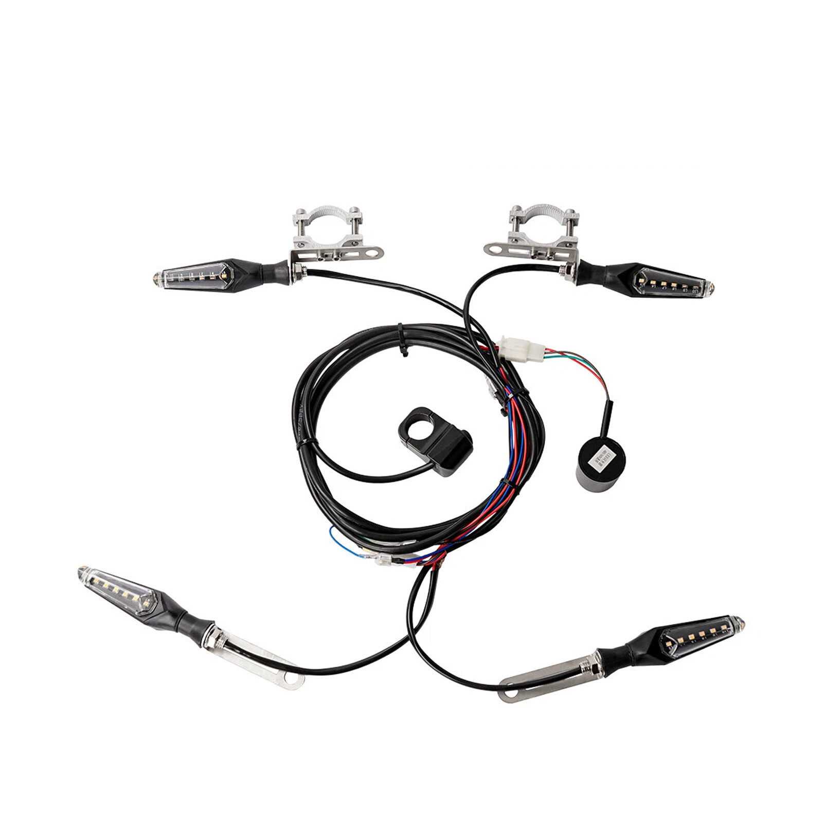 EBIKE Waterproof Cable Light Kit Front Rear Flashing Dynamic Turn Signals