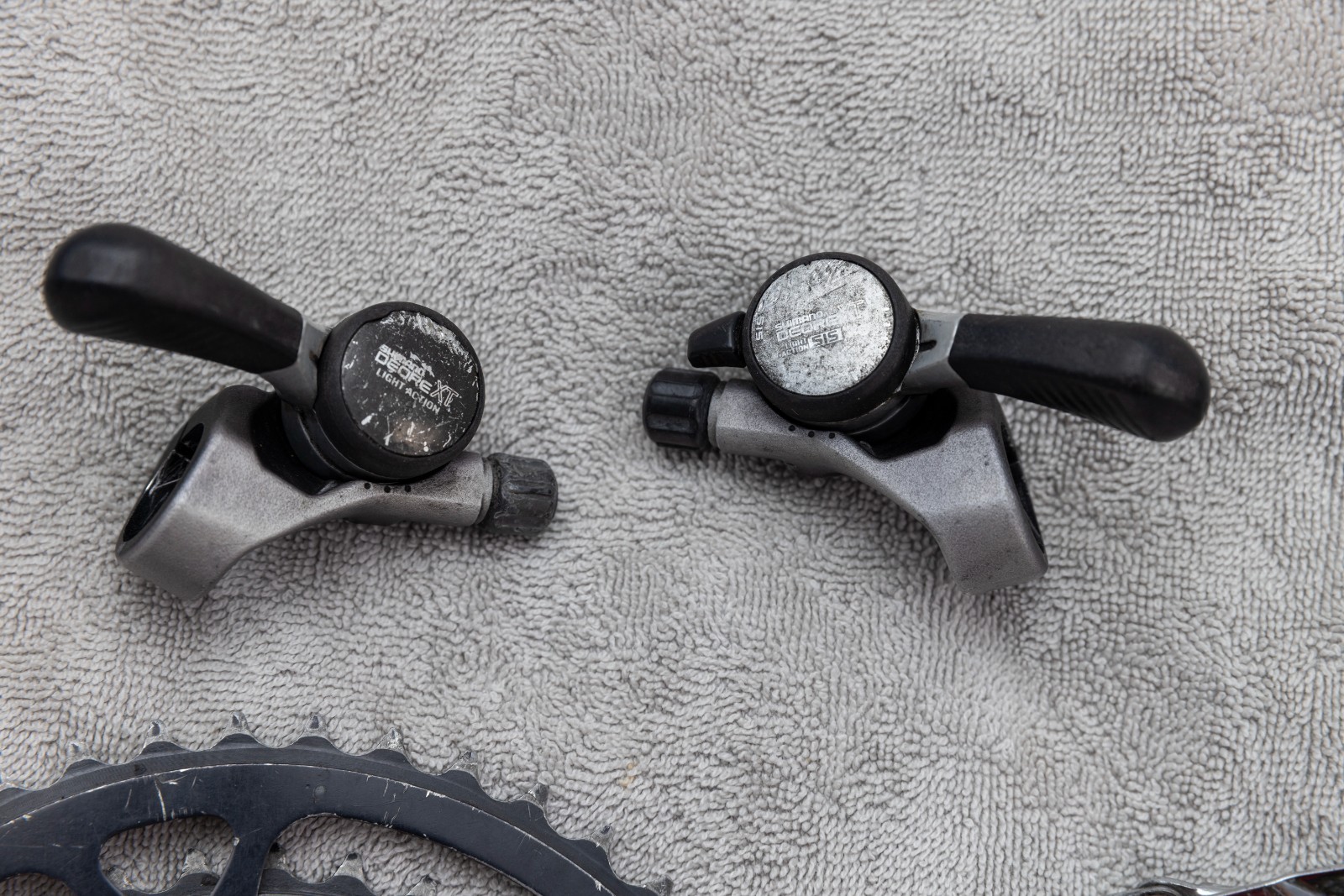 Vtg Shimano Deore XT Groupset M730 M732 M735 Crankset Thumb Shifter Derailleur