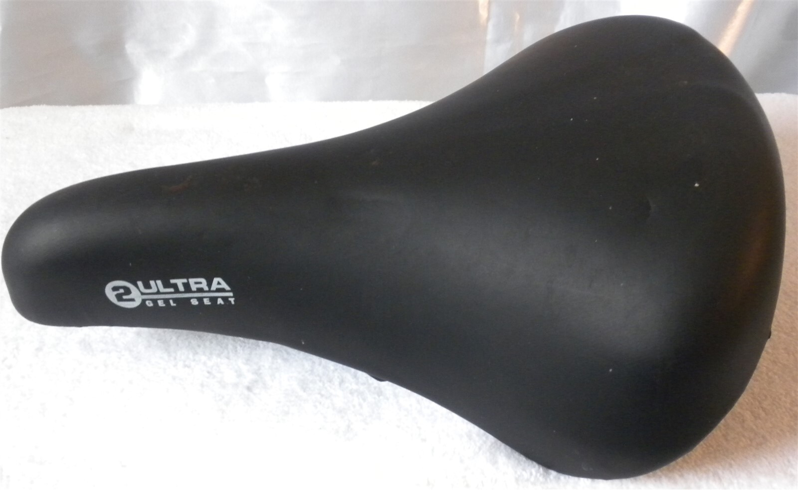 CIONNLI 748 ULTRA 2 SOFT PADDED BLACK GEL ADULT BICYCLE BIKE SEAT GOOD CONDITION
