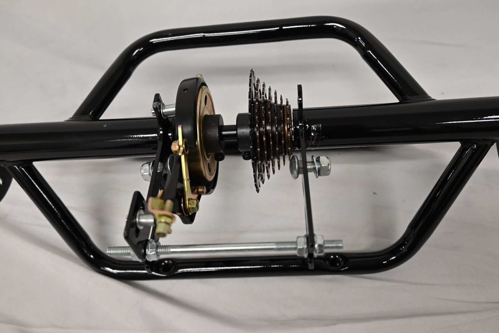 20″-24″-26″ TRIKE ADULT TRICYCLE CONVERSION KIT 7 SPEED 15mm AXLE WHITE FRAME