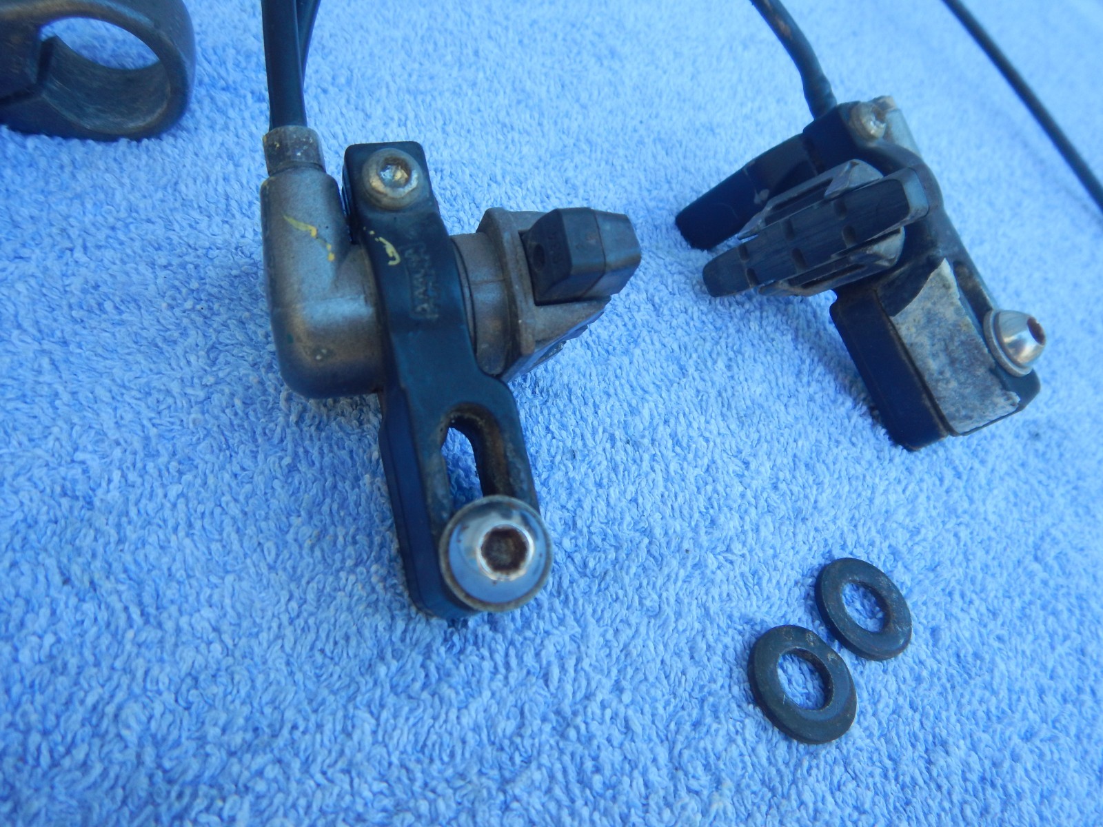 Magura Rear Hydraulic Brakes Brakeset SET w/ Pads Vintage Mountain Bike
