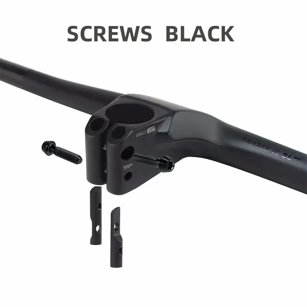 -20 Degrees Full Carbon Fibre MTB Bicycle Integrated Cockpit Handlebar 740MM