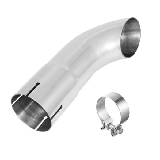 2.5 Inch Inlet Turn Down Exhaust Tip, Universal Stainless Steel Exhaust Tips