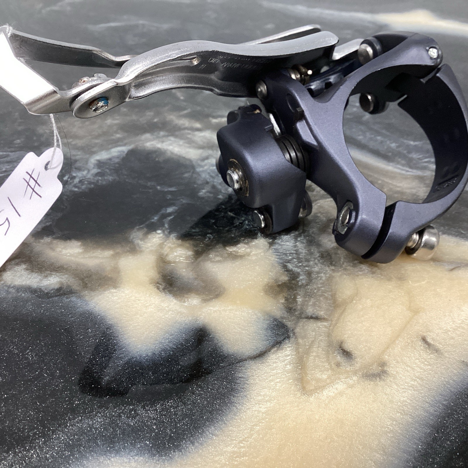 Shimano DEORE LX FD-M570 Front Derailleur 34.9mm Bottom Pull 3×9 90’s MTB #151