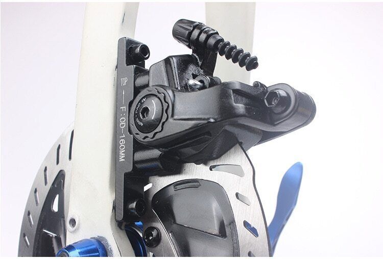 Racework Road Bike 2-Sides Bicycle Disc Caliper Flat Mount Mechanical Disc Brake
