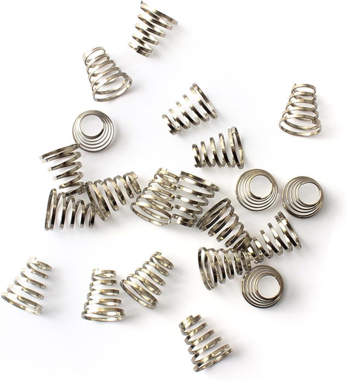 10Pcs Silver Bike Quick Release Skewer Springs,Stainless Steel Bike Hub Quick…