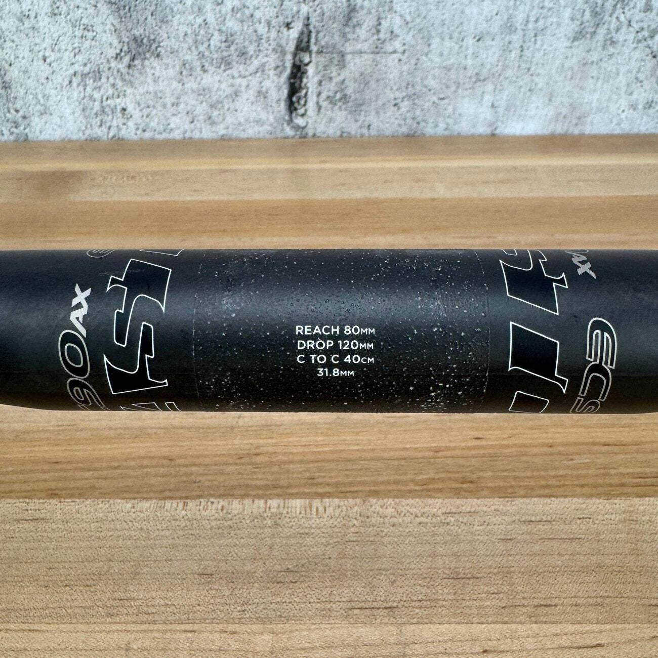 Low Mile! Easton EC90 AX Carbon 31.8mm 40/47cm 16 Degree Flare Handlebar 207g