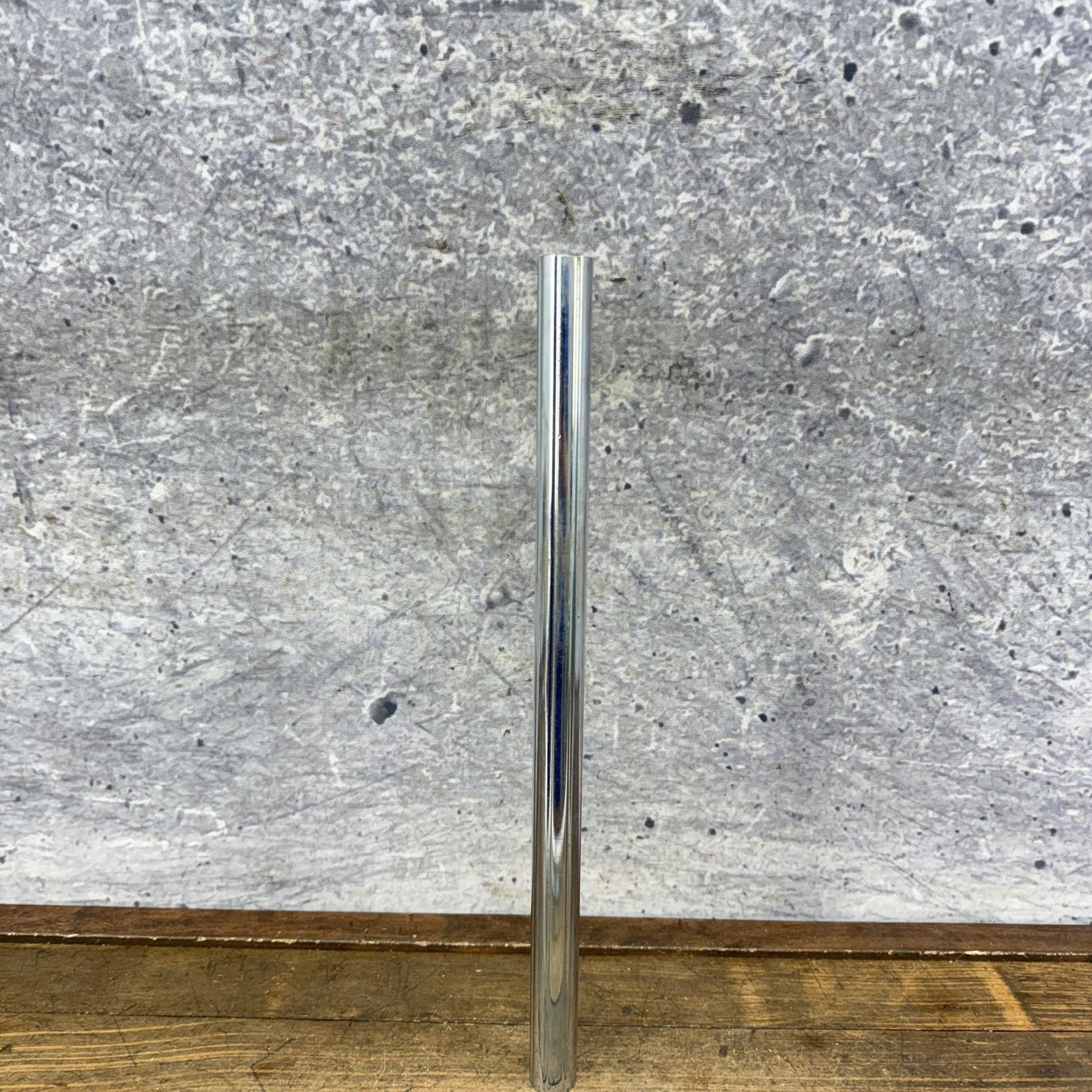 Vintage 22.5mm BMX Seatpost CRMO Hutch Schwinn Predator Fluted 1980s Silver