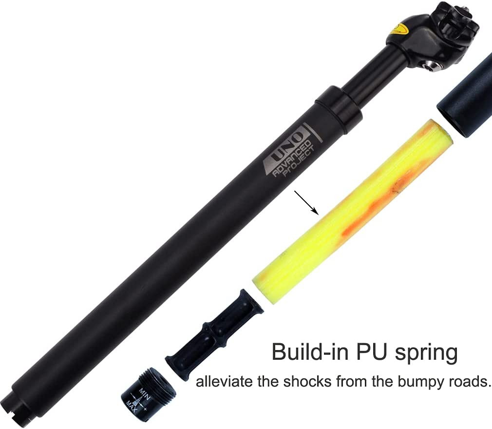 Bike Suspension Seatpost 27.2 30.9 31.6 Length 350Mm MTB Adjustable Seat Post fo