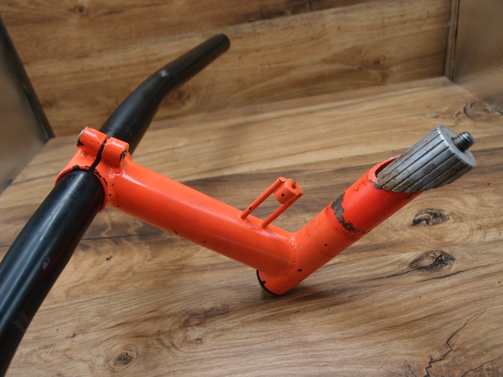 1989 MTB steel quill stem Ritchey Force by nL 25.4 mm + steel flat bar by nL