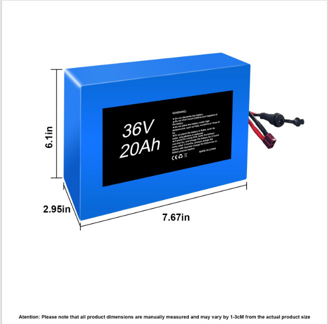 36V 20Ah Lithium ion Battery for 36V 200W 350W 500W 750W 1000W Electric Motor