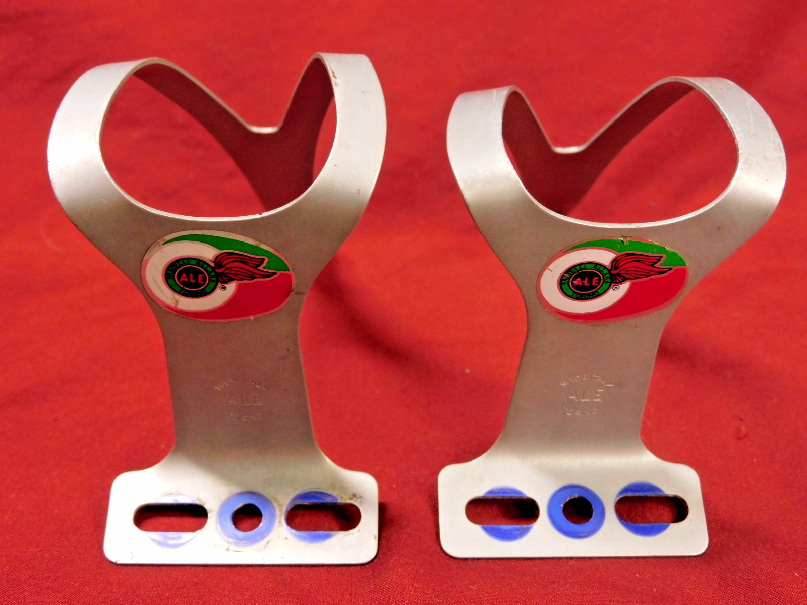 Vintage Early 1980’s Silver ALE Size Large Silver Alloy Toe Clips 28 Grams
