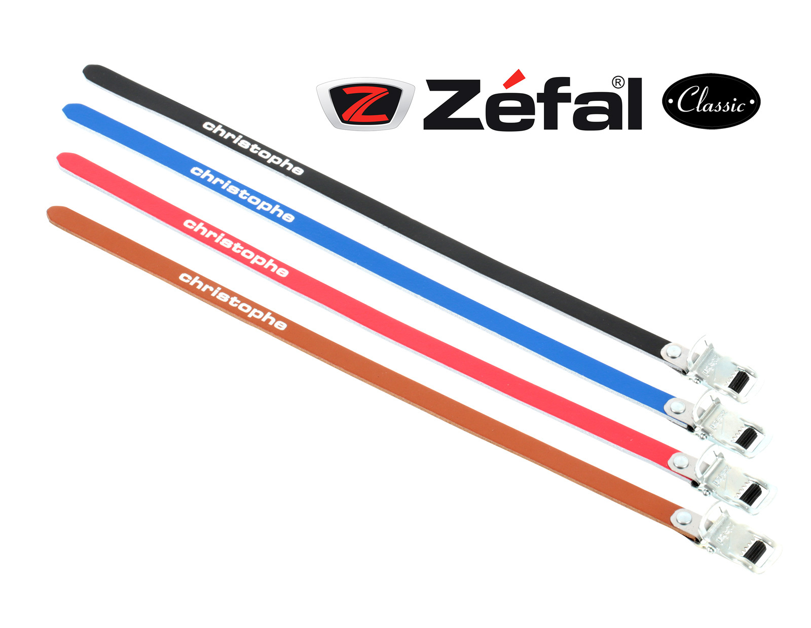Leather Zefal Christophe 516 Leather Toe Clip Straps All Colours L’Eroica Retro