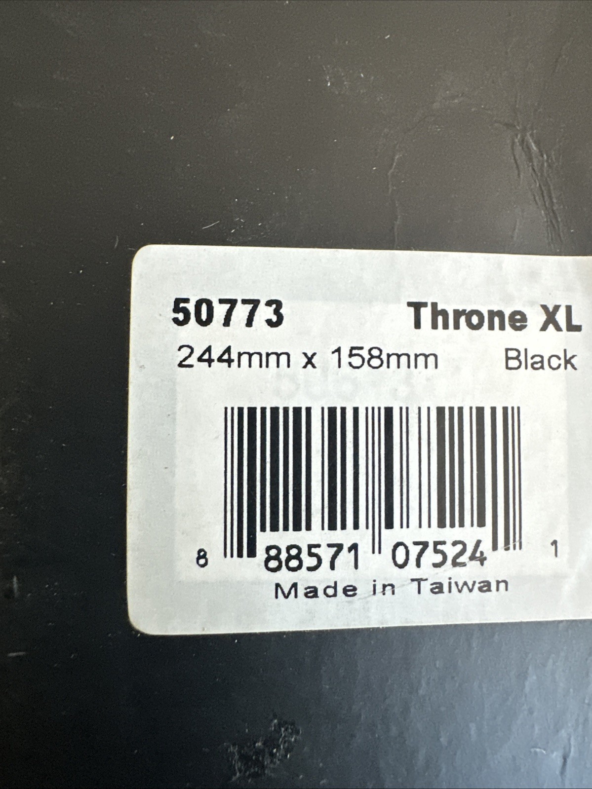 Origin8 Throne XL Saddle, 244mm x 158mm Black