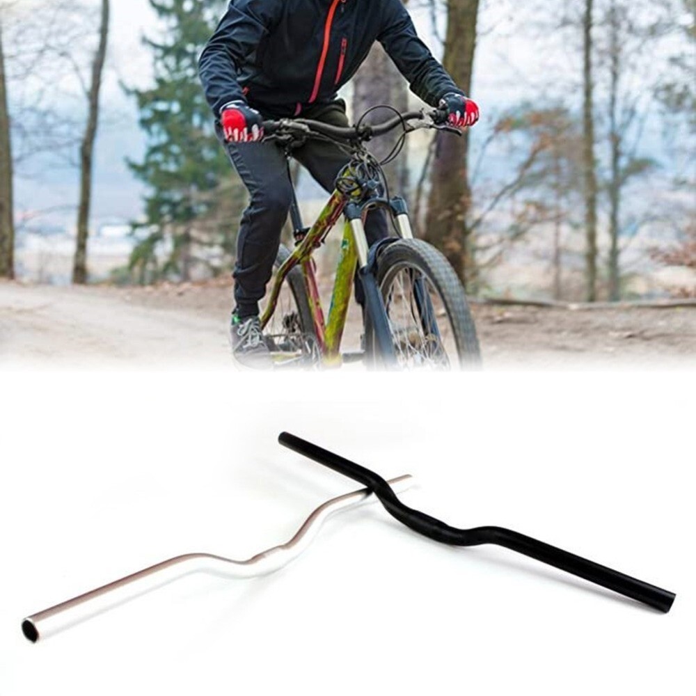 25.4*480-580mm Bicycle Riser Handlebar Aluminum Alloy Mountain Bike Handlebars