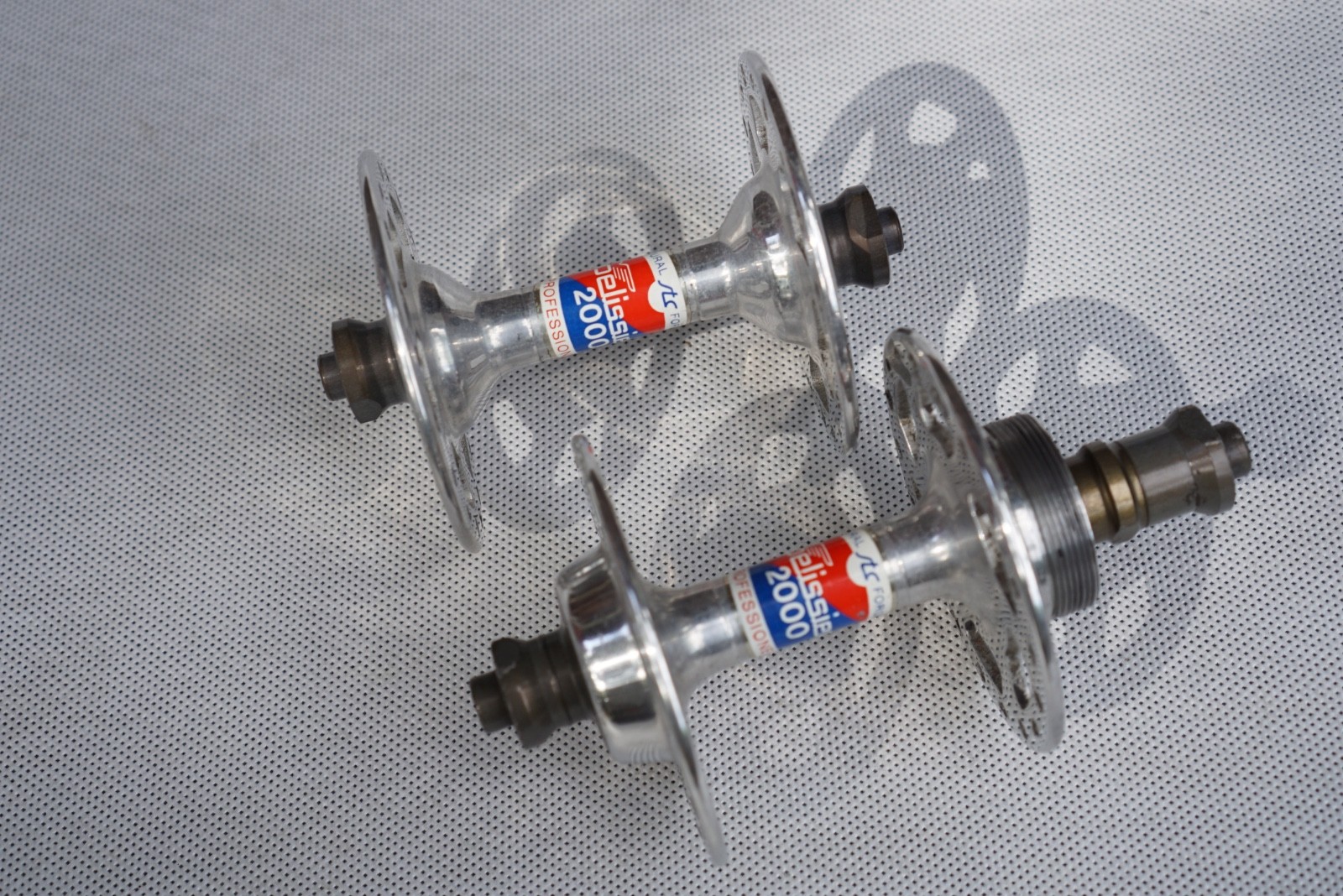 Pelissier 2000 High Flange Hubs Hub Set 36h 127mm British VGC!