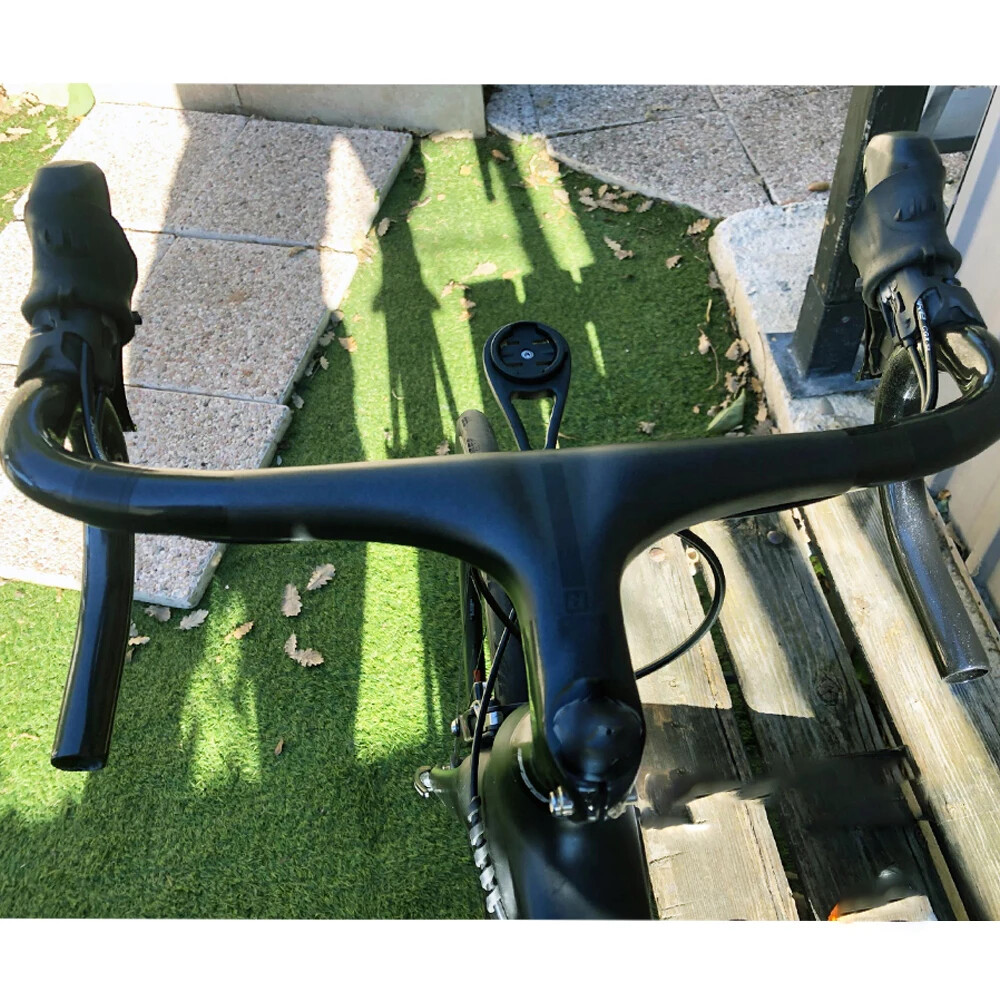 400/420/440mm Carbon Road Racing Bike Handlebar Integrated with Stem Drop Bar