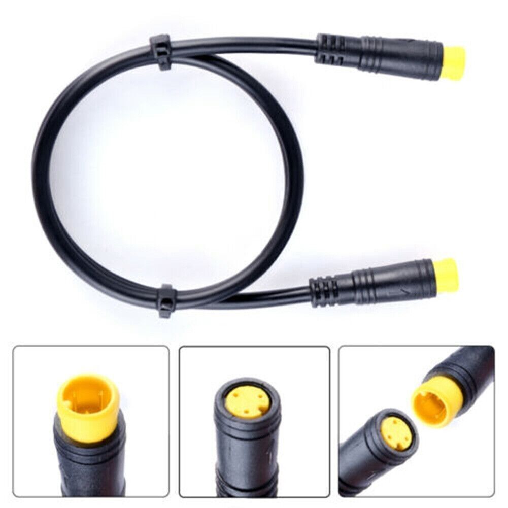 Extension Cable For BAFANG E-Bike Electric Bicycle 3-Pin Sensor Thumb Throttle