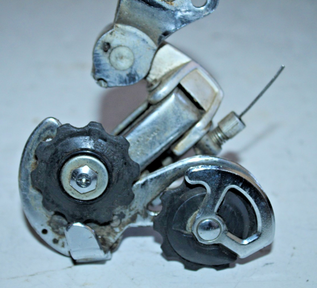 Vintage Shimano Altus Front Rear Derailleurs 2×7 Medium Reach Silver VTG Road :)