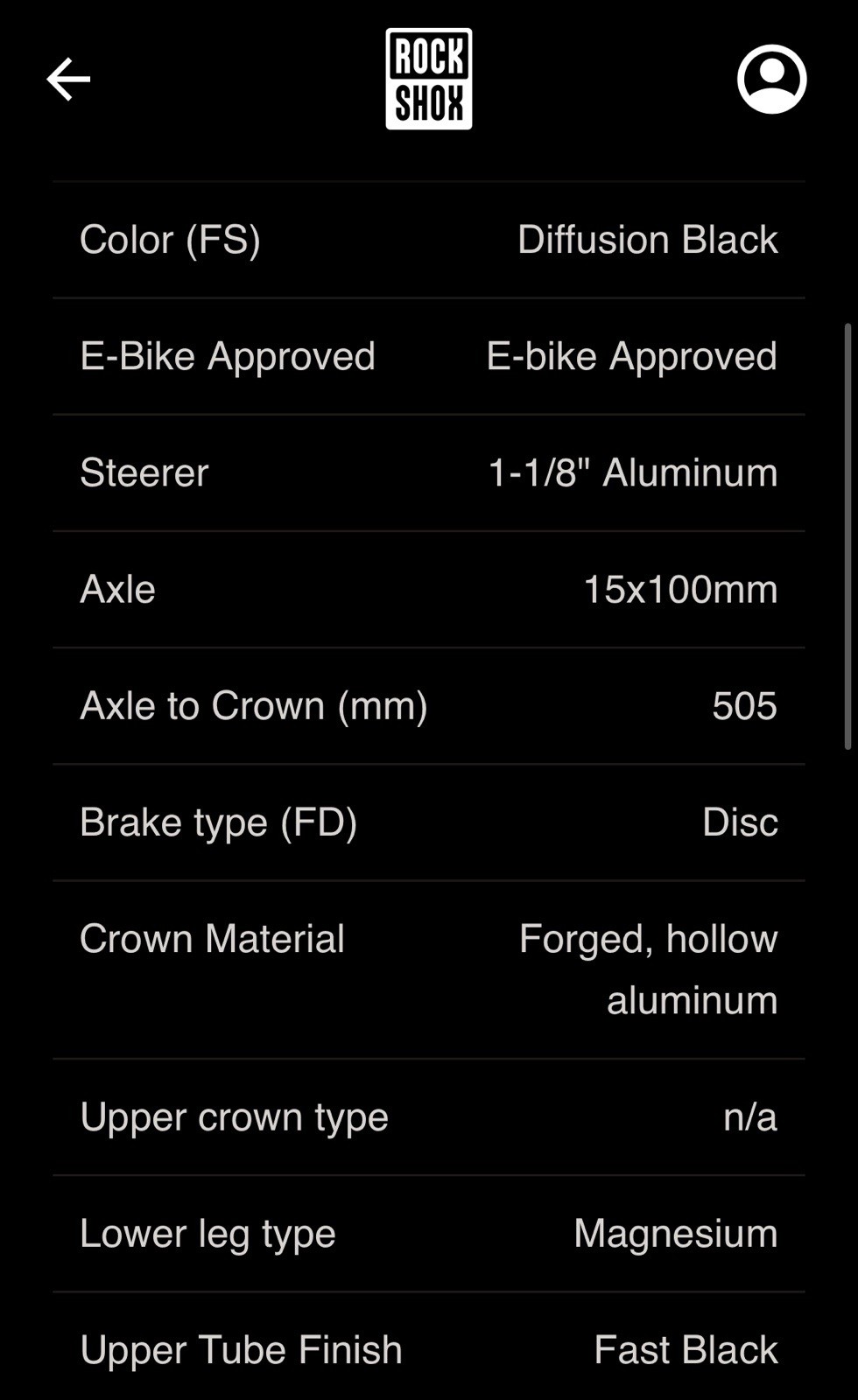 RockShox Recon Silver RL Suspension Fork | 29″ | 100mm | 9x100mm | 51mm Offset