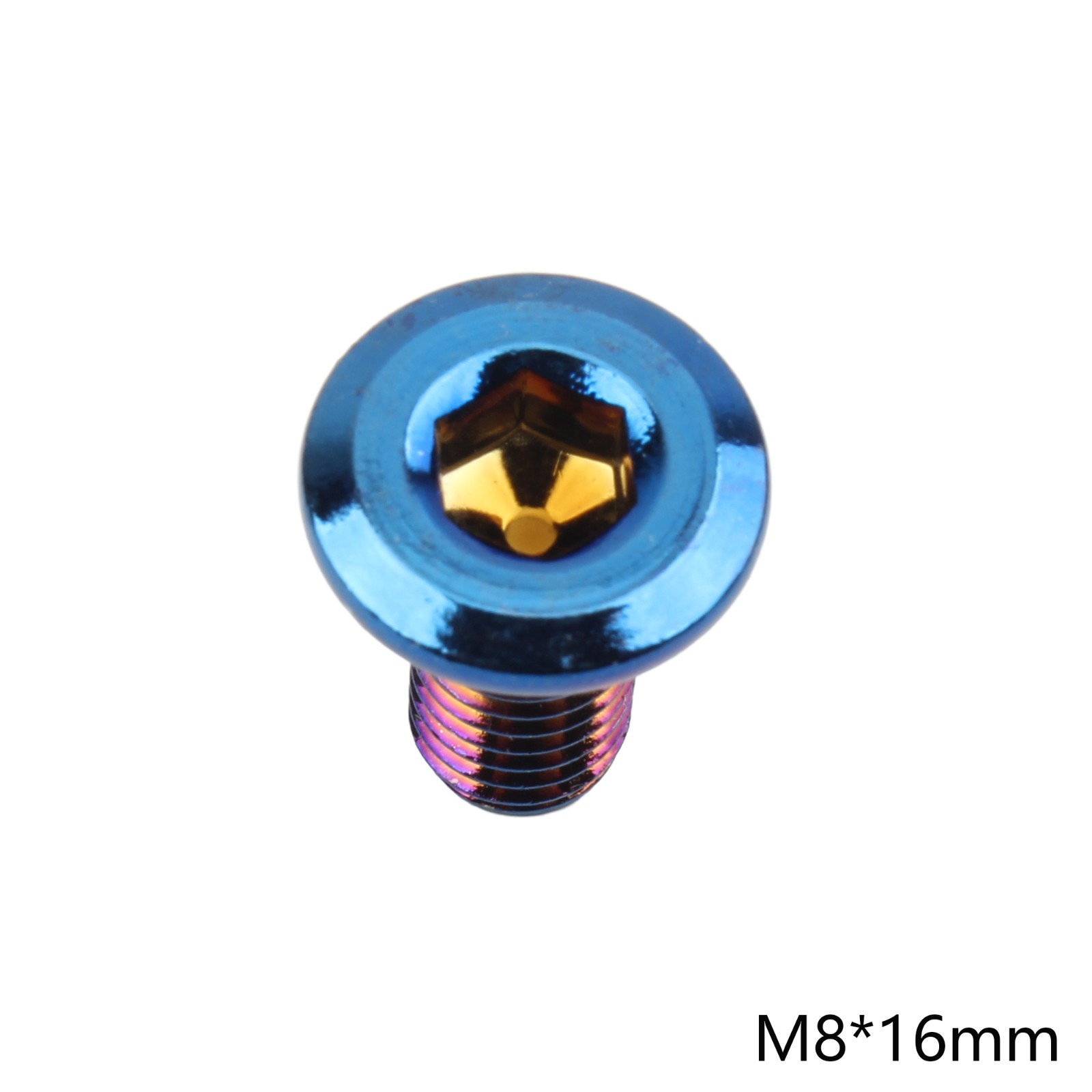 M8*16mm/25mm/30mm Burnt Titanium Brake Rotor Bolts F Dirt Bike Enduro Motorcycly