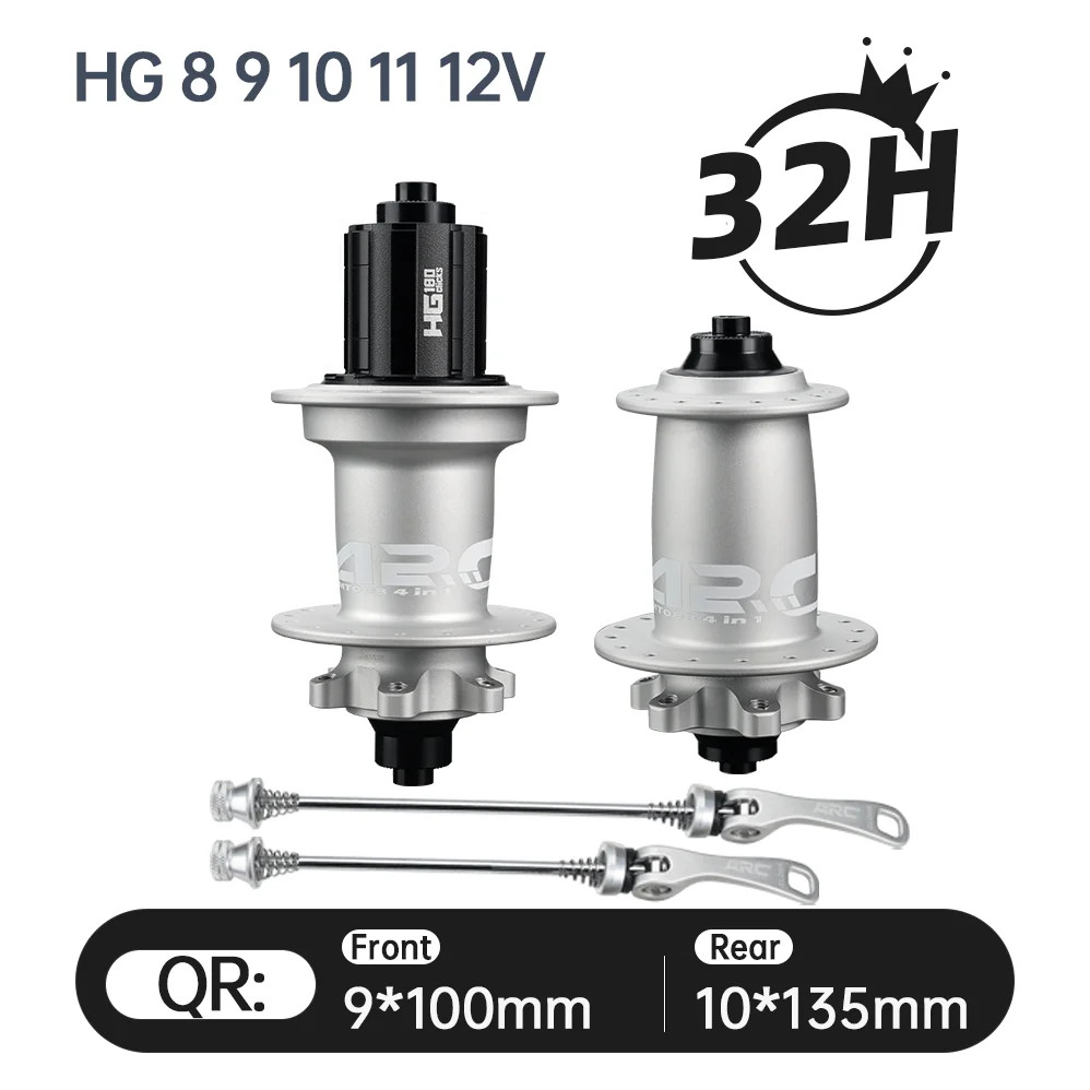 180 Clicks Bicycle Hub 32Holes 6 Bolts Disc Brake for HG XD MS Mountain Bike Hub