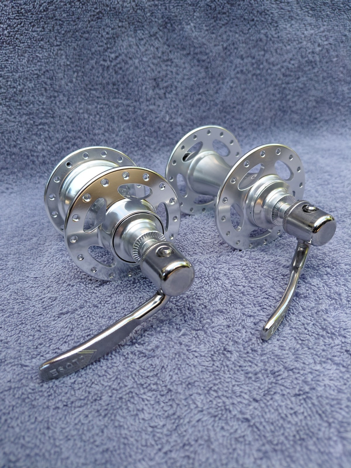NEW Halo Retro 6-Drive / Retro RO High-Flange Hubset / J-Bend / Polished