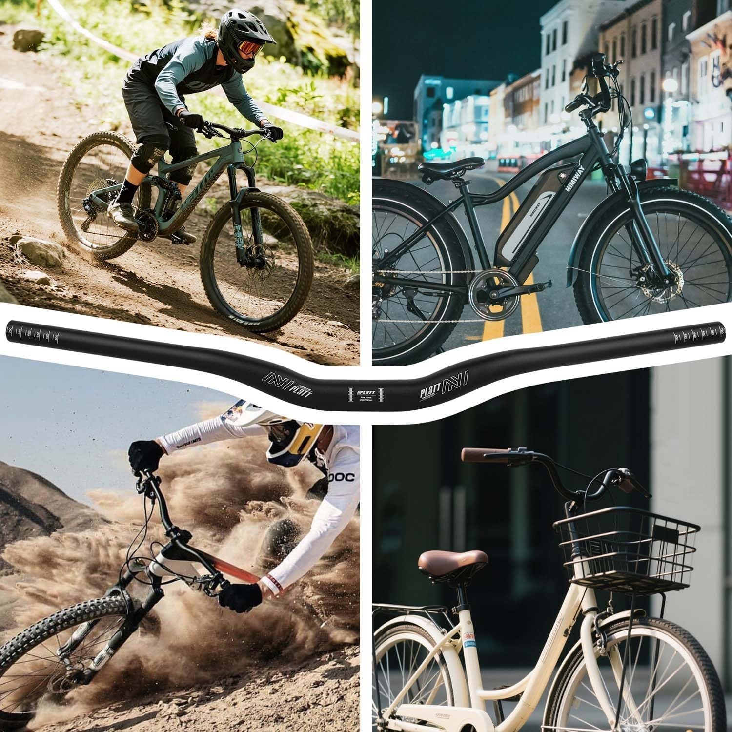 Corrosion-Resistant Mountain Bike Handlebar – 70mm Rise