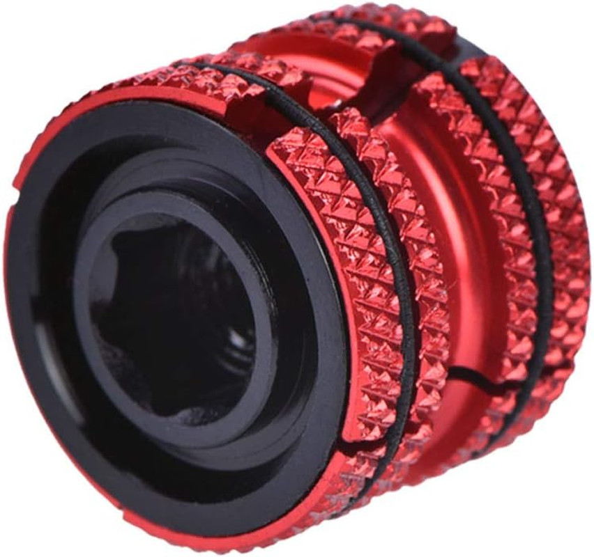 Headset Expander Plug, Headset Carbon Fork Compression Plug for 28.6mm(Red) Comp