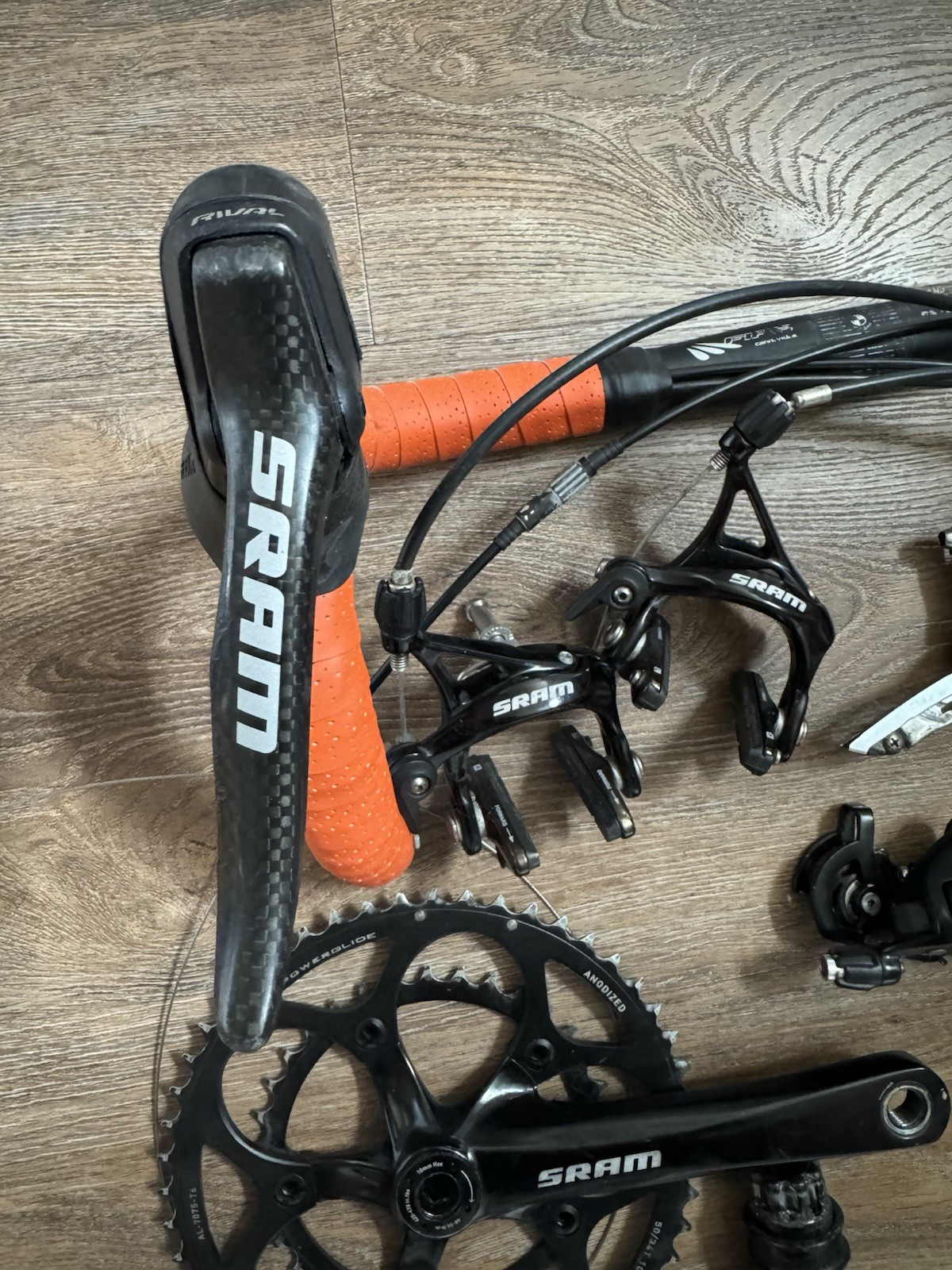 SRAM Rival 2×10 Bike Groupset – Shifters, Derailleurs, Brakes, Crankset & More!