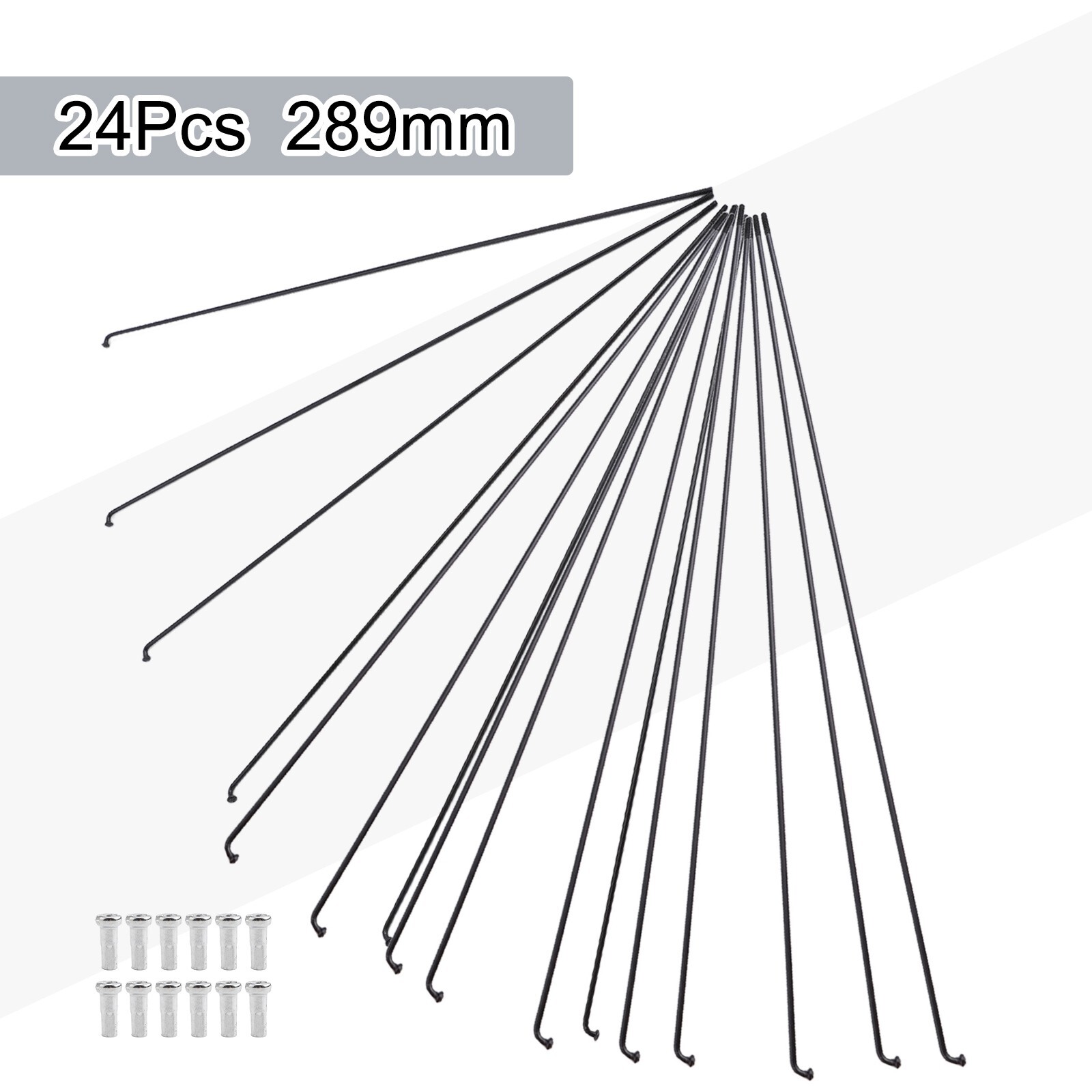 260MM 275MM 289MM MTB bike Steel SPOKES AND NIPPLES 24 pcs for 27.5/26/29er