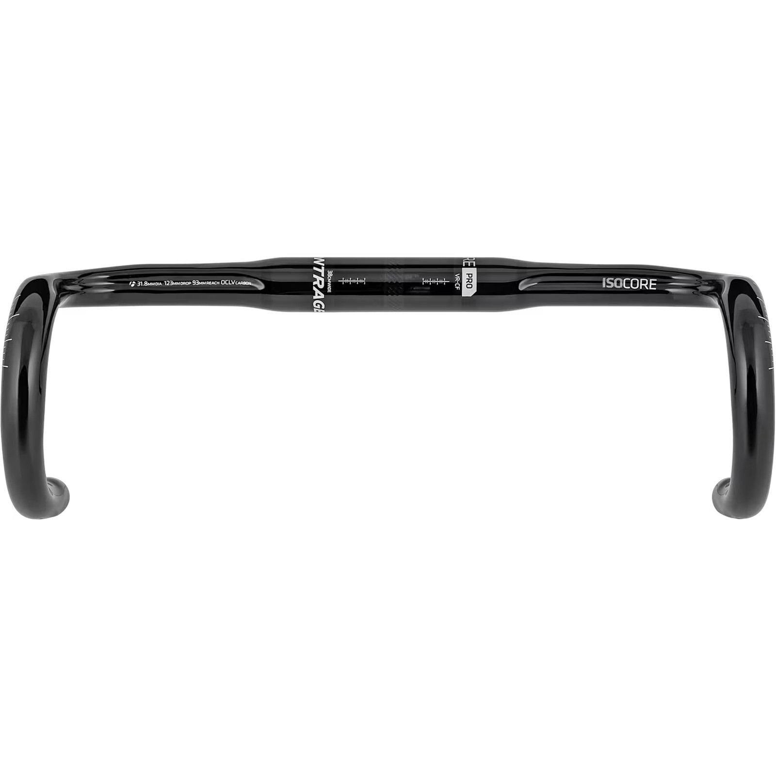 Bontrager Pro IsoCore VR-CF Road Handlebar 42cm Carbon 31.8 Clip-On Compatible