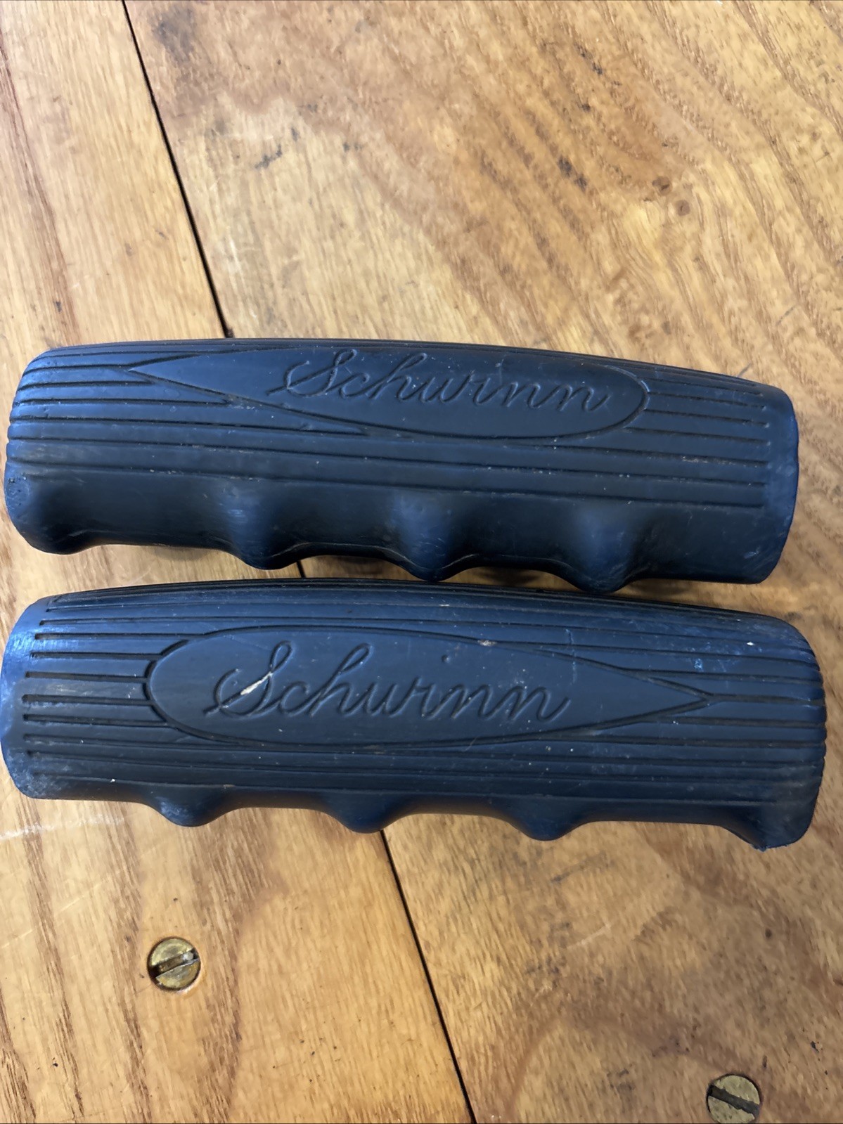 Vintage Schwinn Dark Blue Hand Grips Panther Jaguar Phantom Etc Chubby Grips