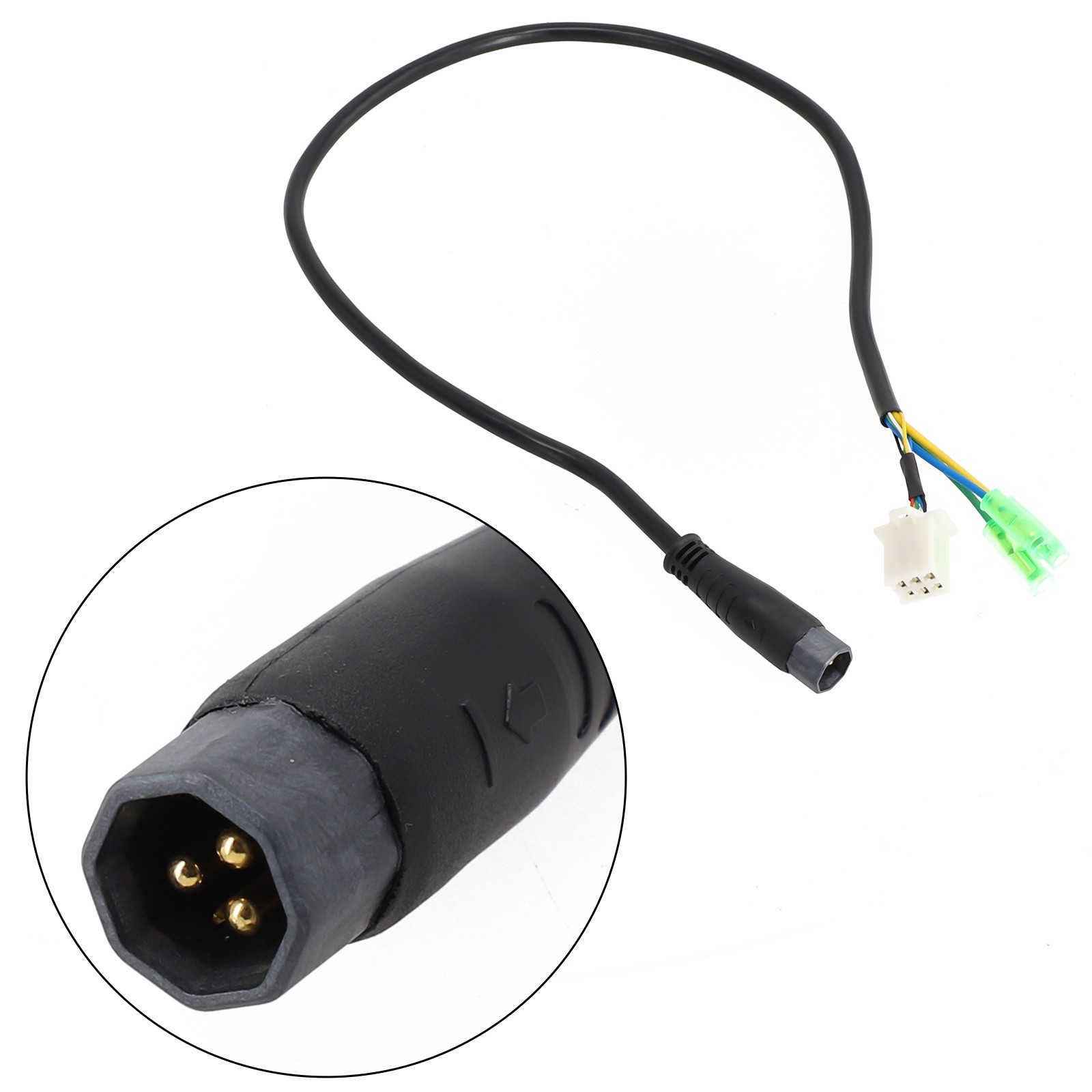 9Pin Motor Cable 60CM Adapter Cable/Male EBike Electric Bicycle Large Waterproof