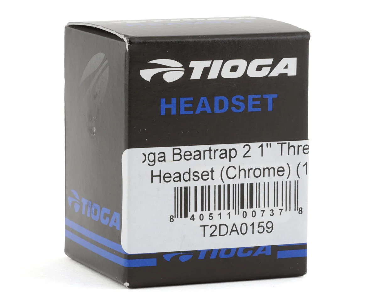 Tioga Beartrap 2 1″ Threaded Headset (Chrome)
