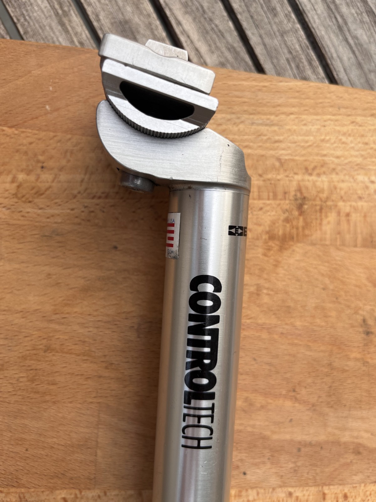 Vintage Control Tech Easton Seatpost – 27.2mm x 330mm silver