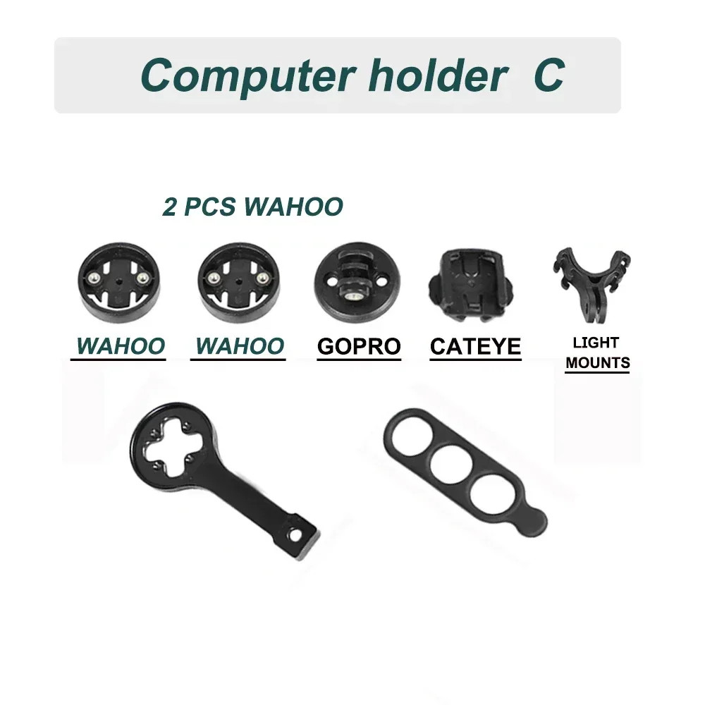 Mountain/Road Bicycle Carbon Stem 3 Degrees Adjust with Computer Mounts