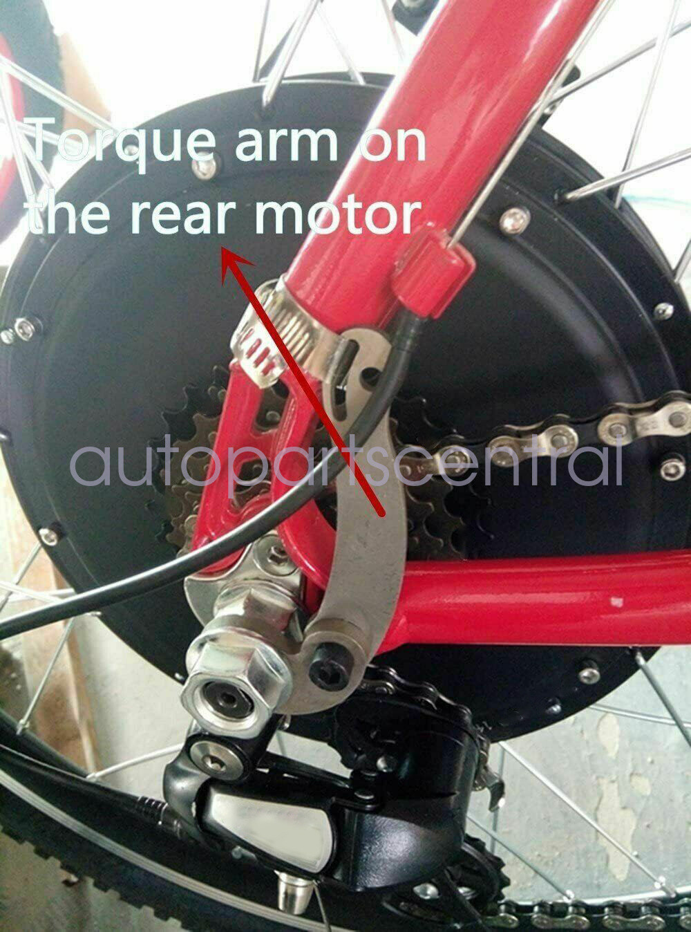 2 Set E-Bike Electric Bicycle Universal Torque Arm For Front Or Rear
