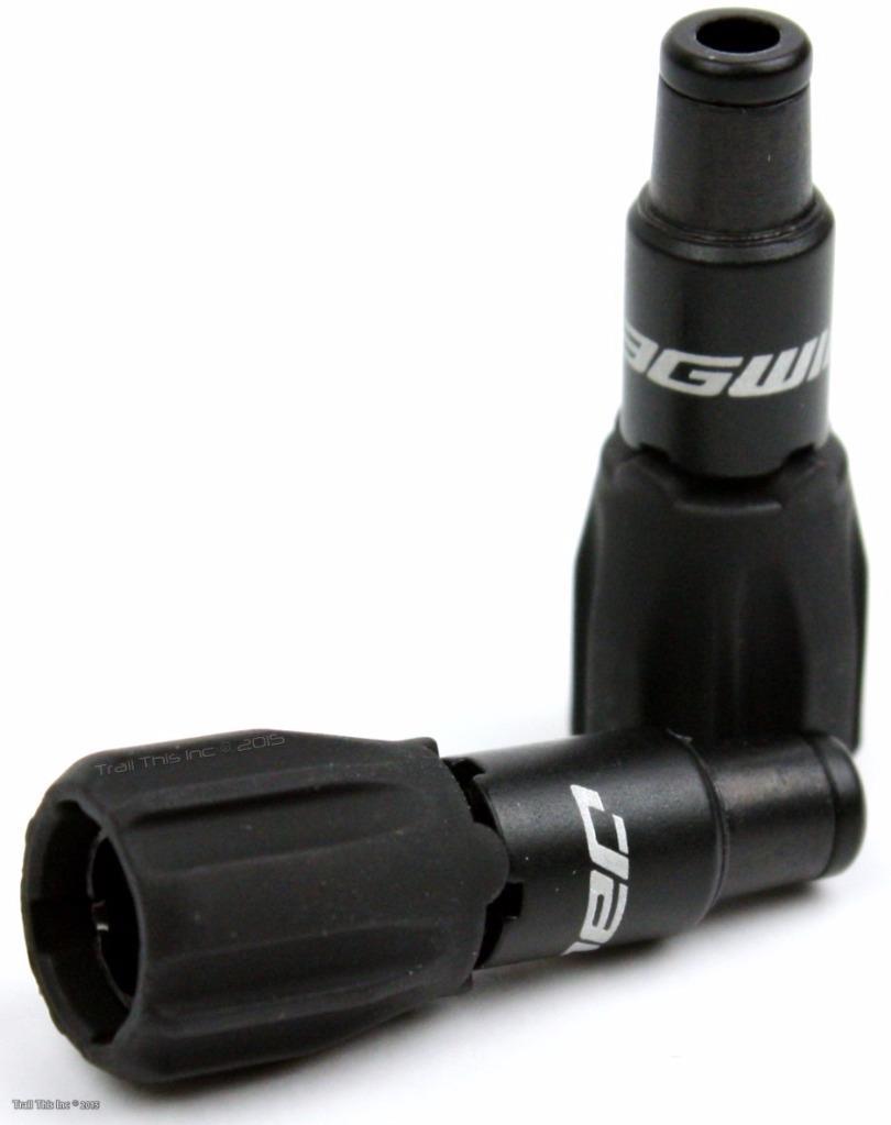 Jagwire Sport Indexed Bike Shift Cable Tension Adjusters 4mm Shimano STI – Black