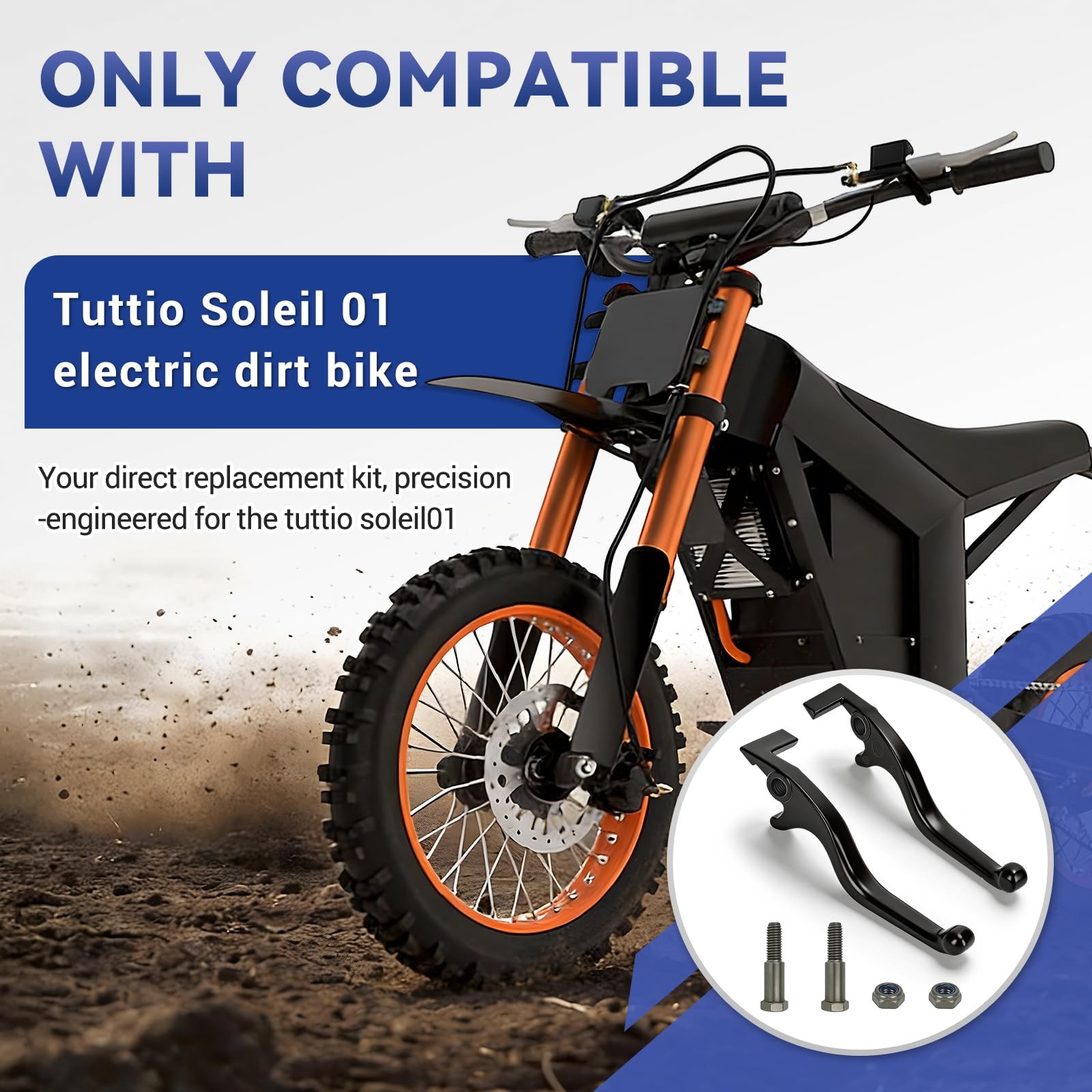 Electric Dirt Bike Hand Brake Lever Left Right For Tutti Soleil 01 Ebike