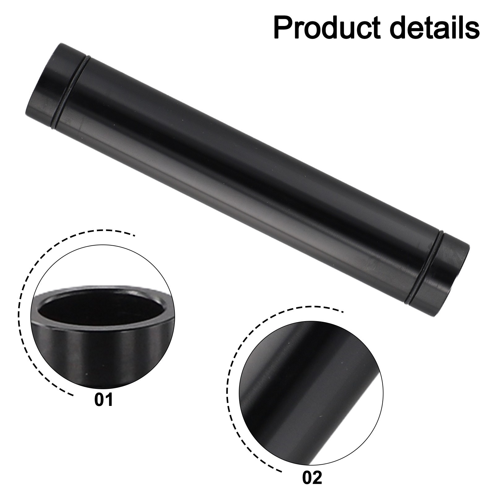 20mm to 15mm Front Wheel Thru Axle Adapter for CNC Aluminum Alloy Hubs