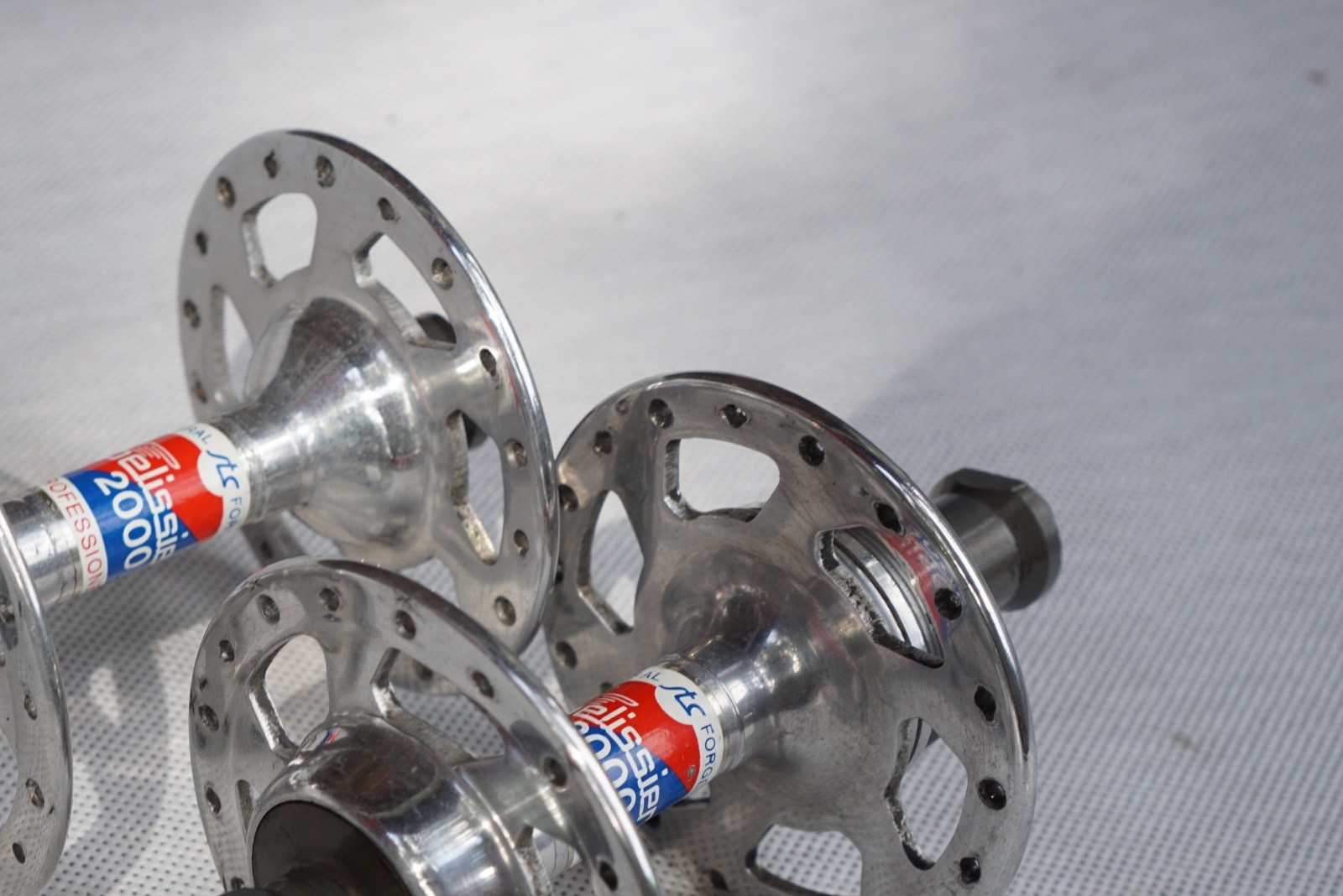 Pelissier 2000 High Flange Hubs Hub Set 36h 127mm British VGC!