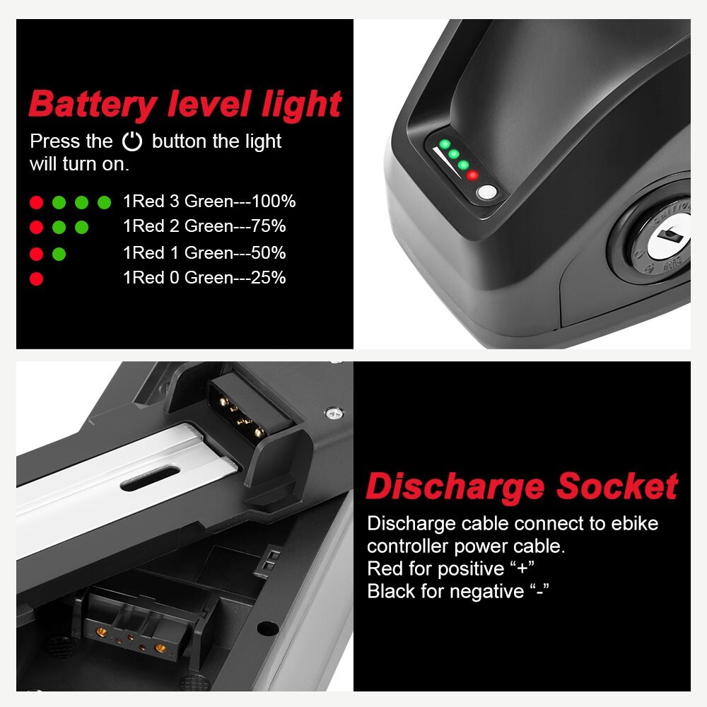 Rad External Battery Pack 48V 14Ah Rad Power Ebike Battery 48V Bicycle Battery